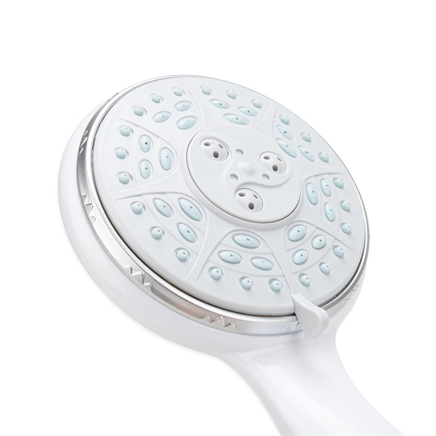 Camco Shower Head, With 4 Available Spray Settings, White - 43711