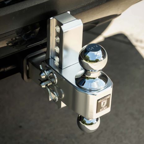 Bulletproof Hitches Trailer Hitch Ball Mount, For 2 in Receiver, 14000 lb Gross Trailer Weight/2000 lb Tongue Weight, 8-1/8 in Shank - AL204