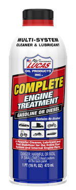 Lucas Oil Fuel Additive, Treats Up To 21 gal, 16 oz Aerosol Can - 10016