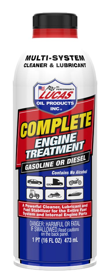 Lucas Oil Fuel Additive, Treats Up To 21 gal, 16 oz Aerosol Can - 10016