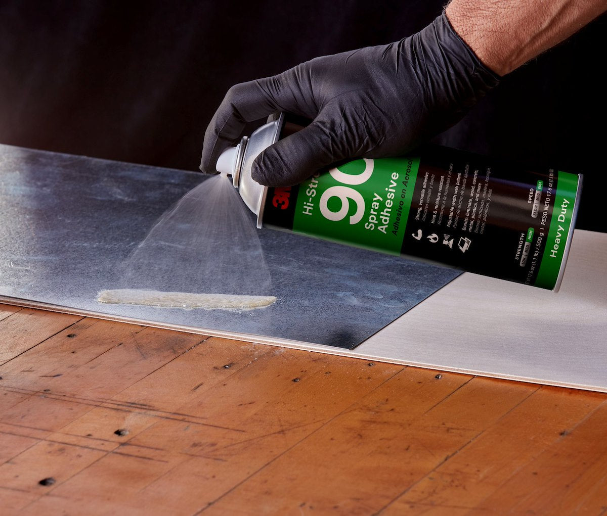 3M Adhesive, Hi-Strength 90, 17.6 One oz Aerosol Can - 30023