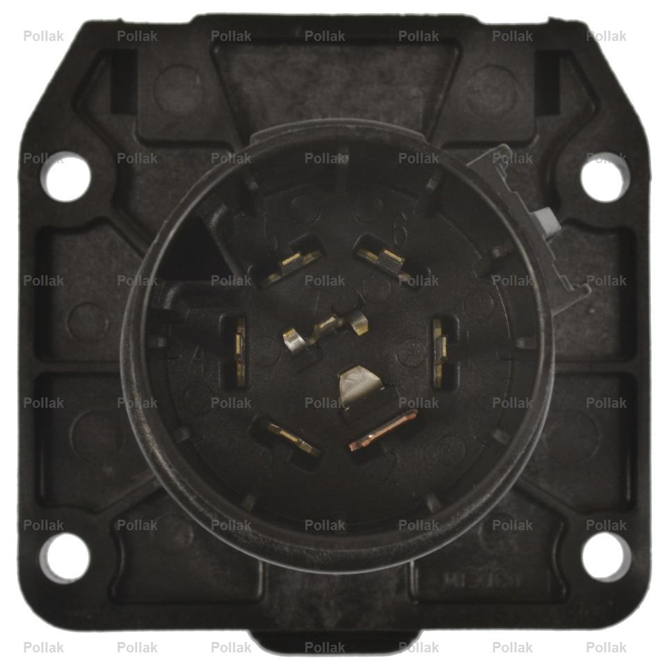 Pollak Trailer Wiring Connector, 7-Way RV OEM Replacement Socket - 11-898