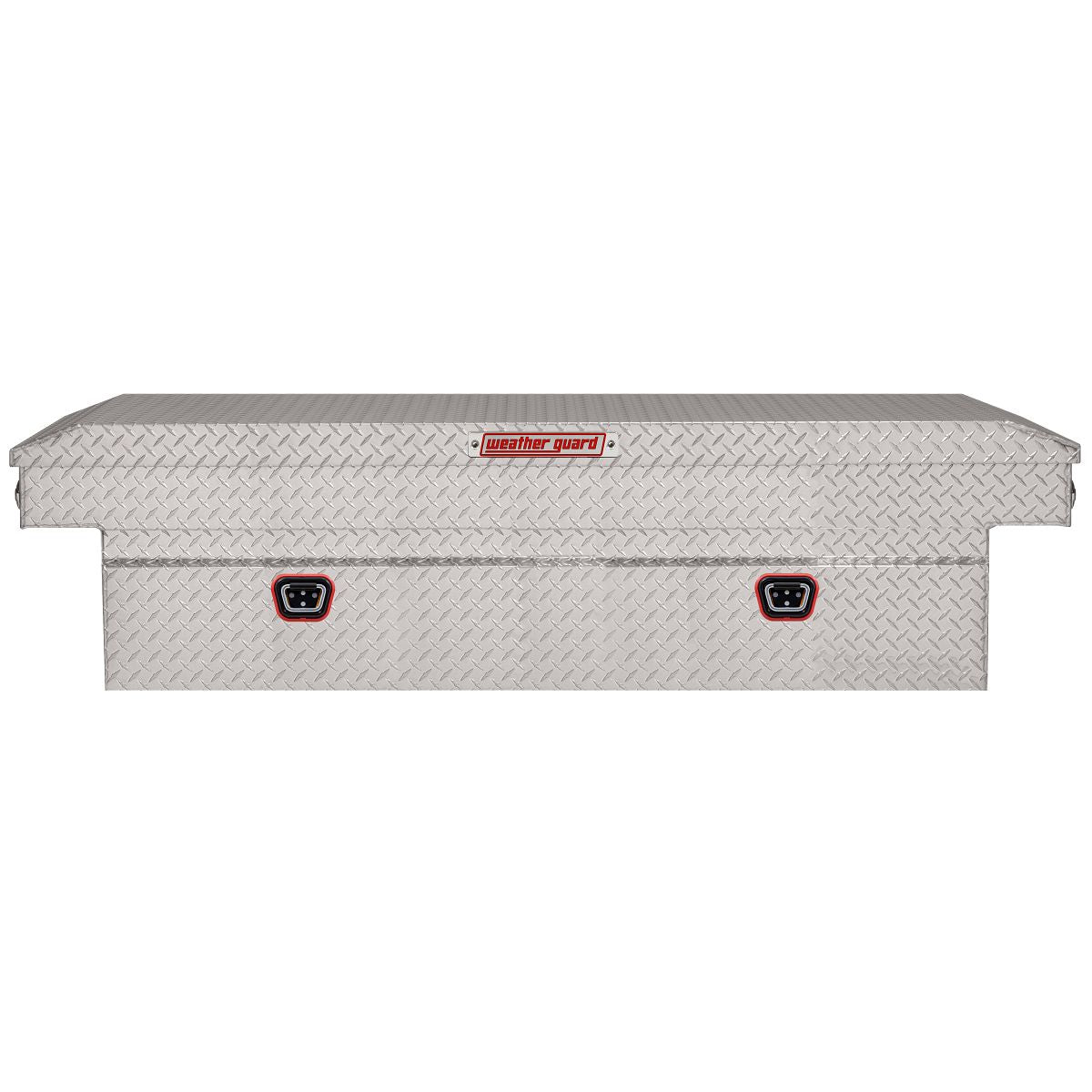 Weather Guard Tool Box, Aluminum, 27-1/2 in Length x 72 in Width x 18-1/2 in Height, 15.5 Cubic ft Capacity - 117-0-04
