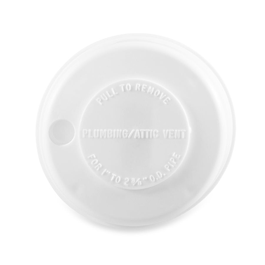 Camco Sewer Vent Cap, Fits Up To 2 in Vent Pipe, Polar White - 40034