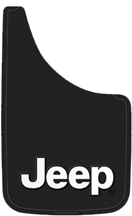 Plasticolor Mud Flap, Easy-Fit Series, 9 in x 15 in, Black, Set Of 2 - 000491R01