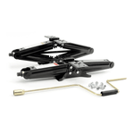 Lippert Leveling Jack, 5000 lb Capacity Per Jack, 24 in Lift Height, Steel, Set Of 2 - 285326