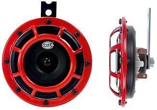HELLA Horn, One 500 Hertz High-Tone/One 300 Hertz Low-Tone Horn, 118 Decibels, 12 V/5.5 amp - 003399801