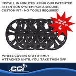 Coast2Coast Universal Wheel Covers 54816BLK product image 5