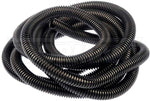Dorman Wire Loom, Black, With 10 ft Length x 1/2 in Diameter Tubing - 86664
