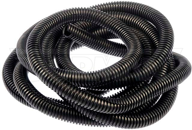 Dorman Wire Loom, Black, With 10 ft Length x 1/2 in Diameter Tubing - 86664