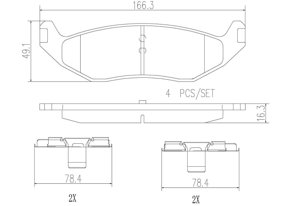 Brembo Brake Pads P18010N product image 4