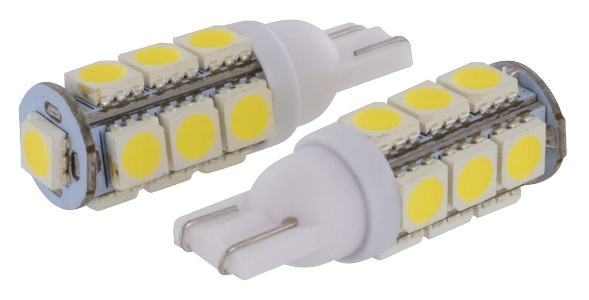 Valterra Multi Purpose Light Bulb - LED, Replacement For 906/921 Bulbs, LED Tower Bulb, Daylight/Bright White, Pack Of 2 - DG72609VP