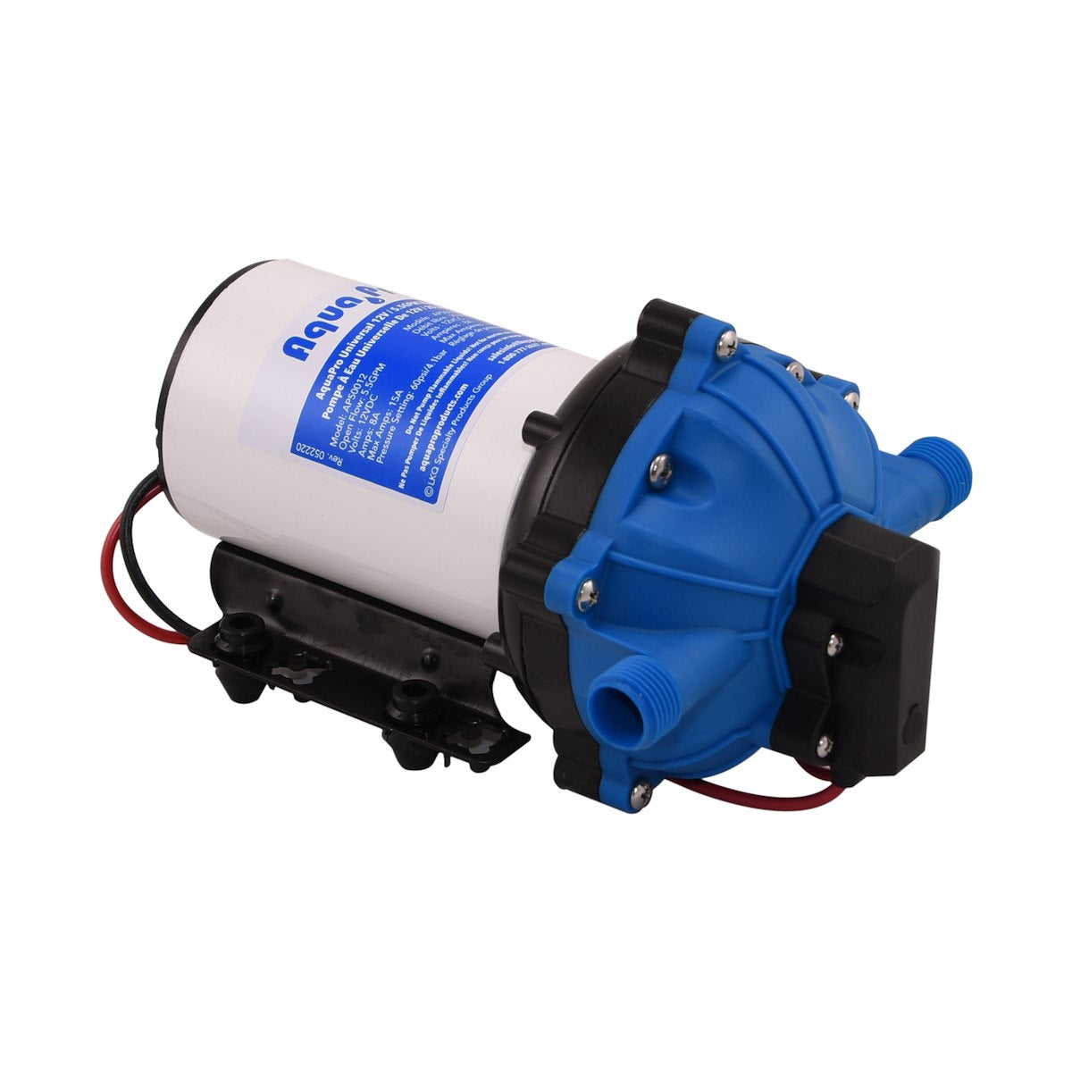 Aqua Pro Fresh Water Pump, AP50012, 5.5 gal Per Minute, Shuts Off At 60 PSI - 21863