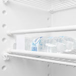 Camco Refrigerator Content Brace, Bar Extends From 16 in Length to 28 in Length, White Plastic - 44073