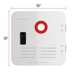 Fogatti Water Heater Access Door, 15 in Length x 15 in Width, White - FSWD-1515/WHITE