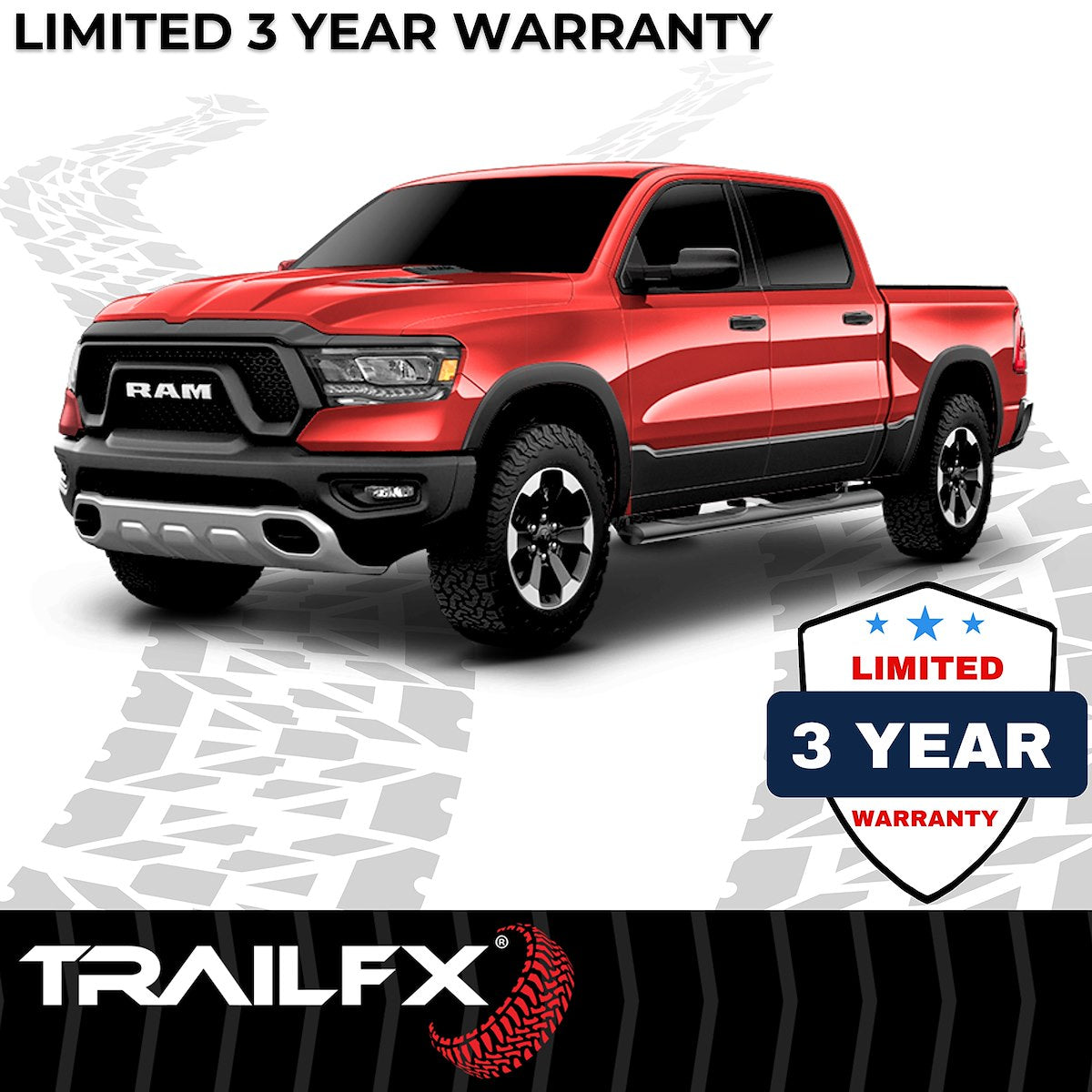 TrailFX Running Boards & Nerf Bars A1551B product image 8