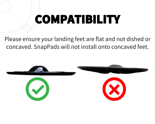 SnapPad Leveling Jack Foot Pad, Fits 9 in Round Jack ft, 11 in Diameter, Black - XTRSP1
