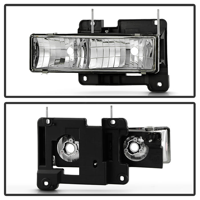Spyder Automotive Headlight Assembly, Signature Series, Black Housing, Set Of 2 - 5012388