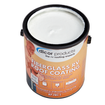 Dicor Corp. Roof Coating, 350 Square ft, White, 1 gal Can - RP-FRC-1
