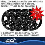 Coast2Coast Wheel Skins & Styled Wheel Covers IMP449BLK product image 4