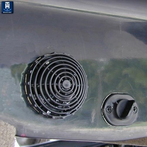 T-H Marine Boat Drain Plug, For 1 in Diameter Hole, Black - DP-1-DP