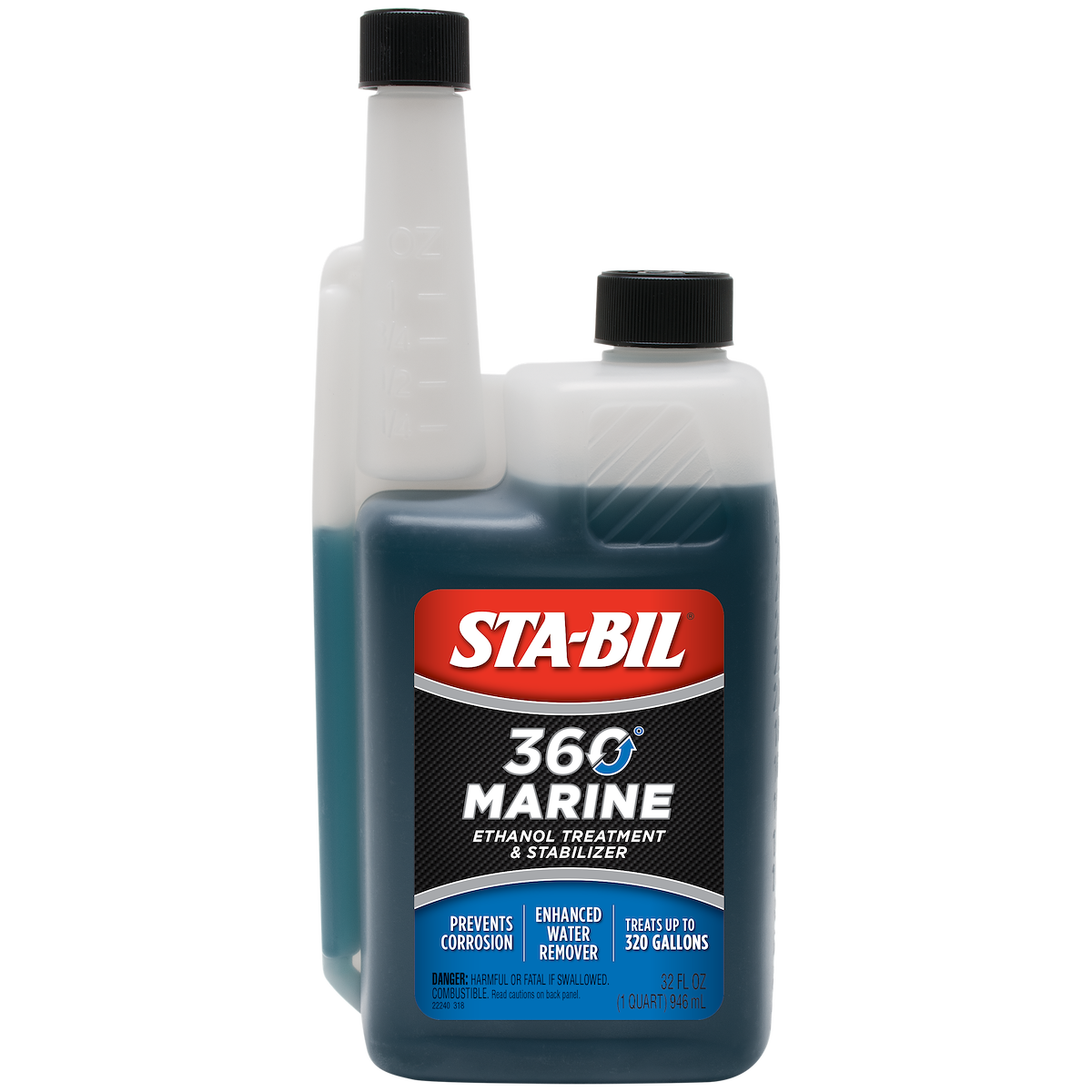 Sta-Bil Fuel Additive, Treats Up To 320 gal, 32 oz Bottle - 22240