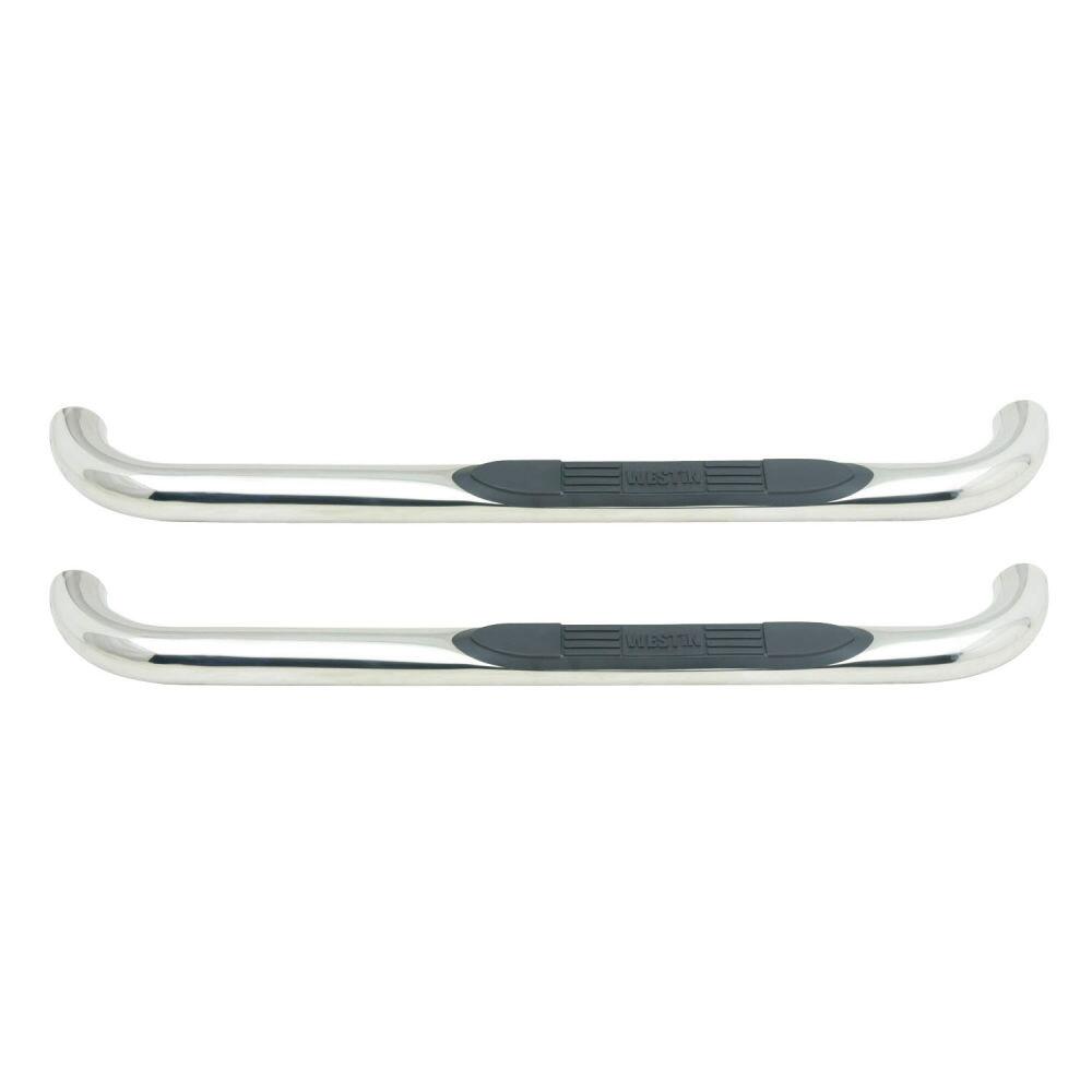 Westin Nerf Bar, E-Series, 3 in Round Bent, Stainless Steel - 23-1320