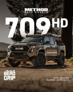 Method Race Wheels Wheel, 709HD Series, 18 in Diameter x 9 in Width, 8 x 170 Millimeter/8 x 6.69 in Bolt Pattern - MR70989087512H