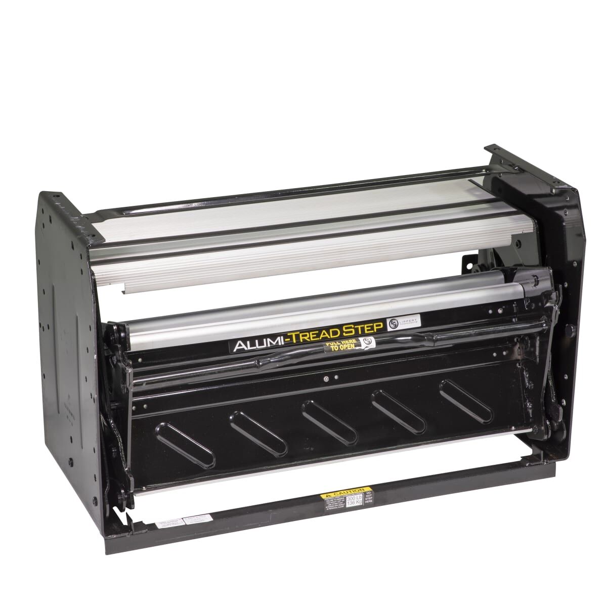 Lippert Entry Step, 4 Manual Folding Step, 24 in Width x 8-1/2 in Depth, With 8 in Rise - 432698