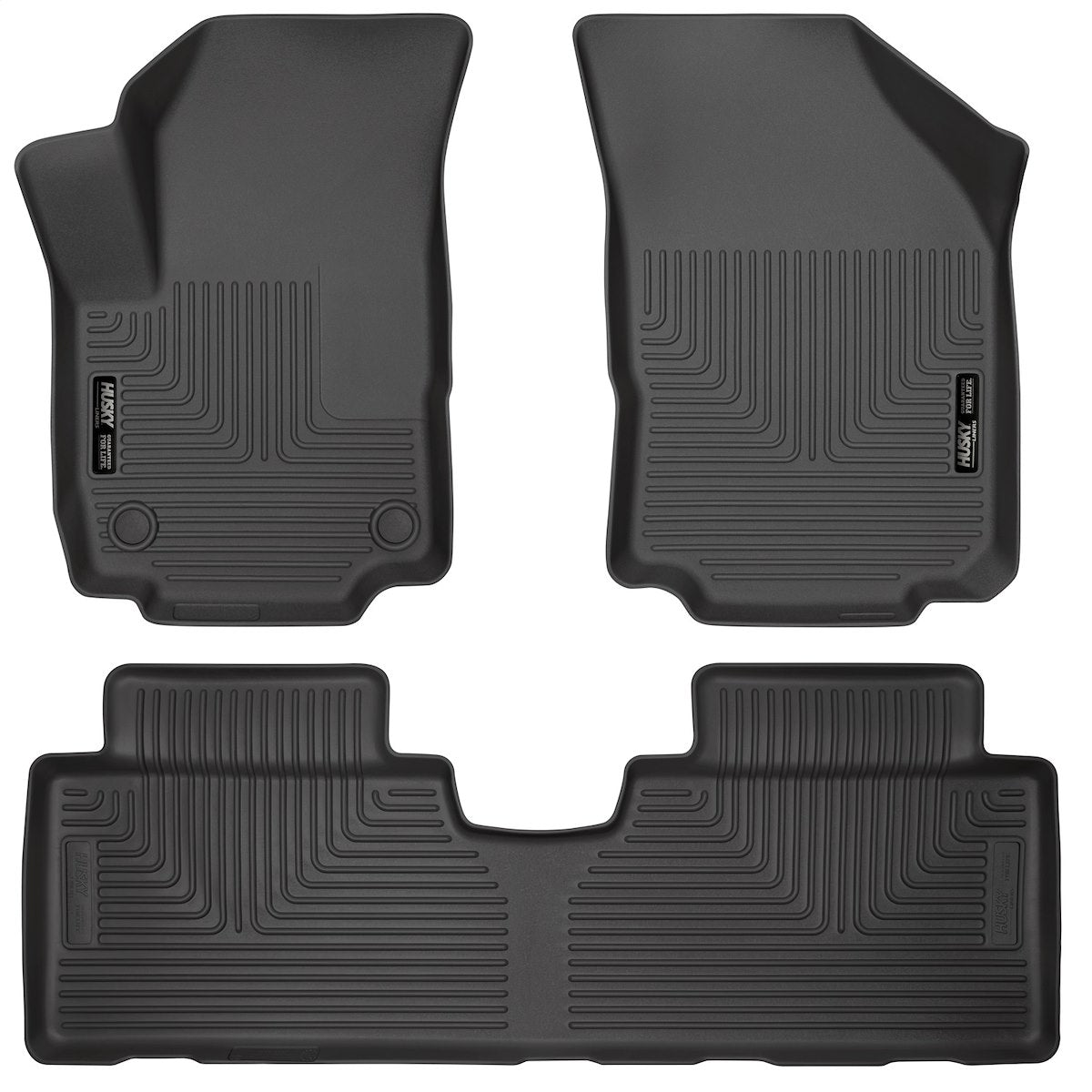 Husky Liners Floor Liner, Black, 3 Piece - 95151