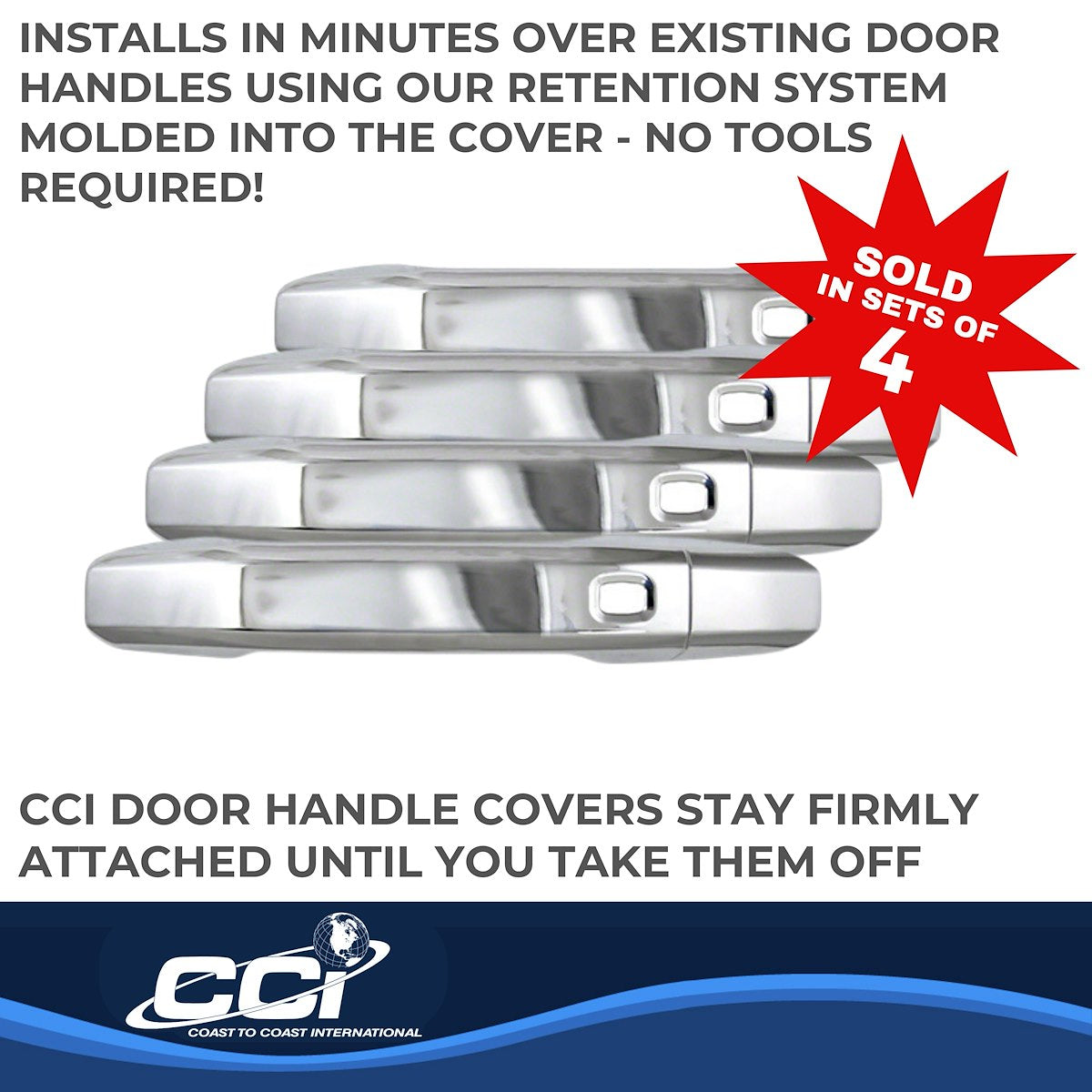 Coast2Coast Door Handle Covers CCIDH68565S product image 3