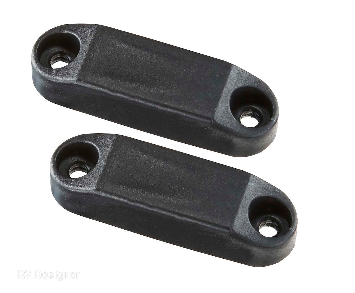 RV Designer Door Catch, Black, Set Of 2 - L607