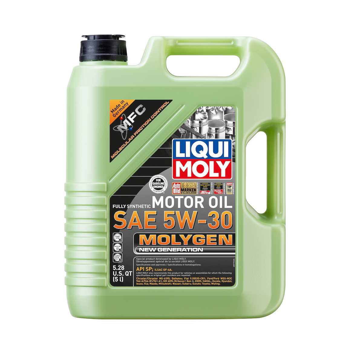 Liqui Moly Oil, SAE 5W-30, 5 Liter Jug - 20228