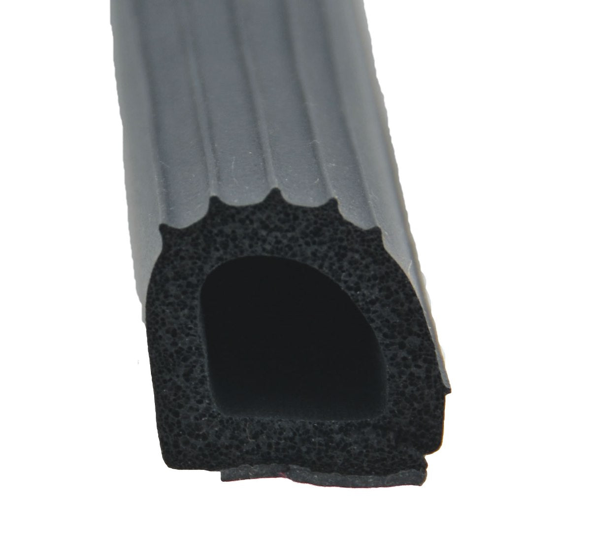 AP Products Multi Purpose Weather Stripping, 50 ft Length x 1 in Width x 1 in Thickness, Black - 018-206