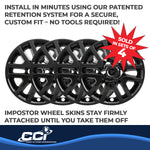 Coast2Coast Wheel Skins & Styled Wheel Covers IWCIMP427BLK product image 5