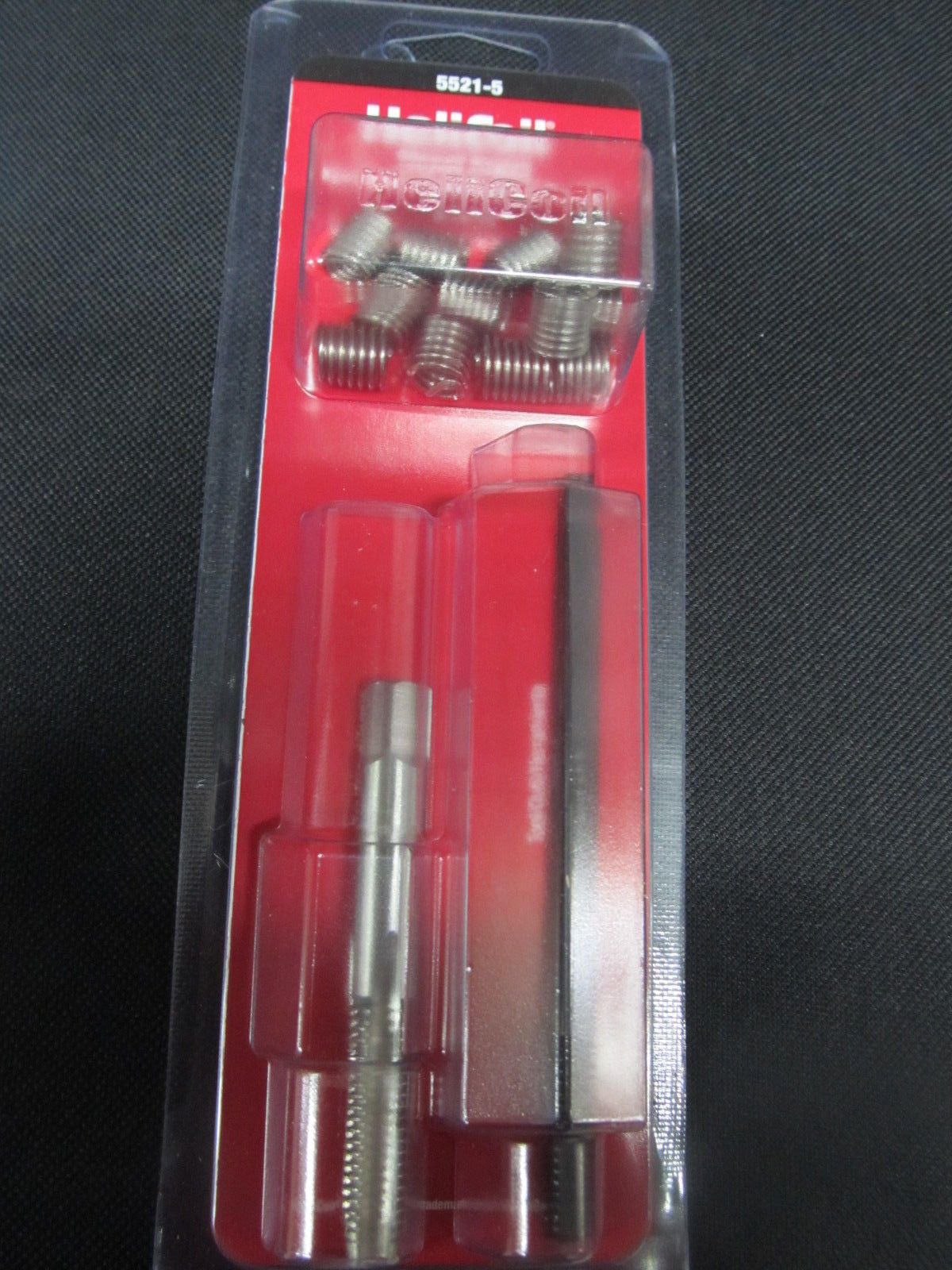 Helicoil Thread Repair Kit, 5/16 in-18 Thread Size, With 12 Heli-Coil Inserts/Installation Tool/Tap - 5521-5