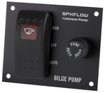 Johnson Pumps Bilge Pump Switch, 3-Way On/Off Switch, 12 V, Matte Black Finish - 82044