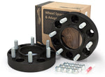 Spidertrax Wheel Spacer, 6 x 139.7 Millimeter/6 x 5.50 in Bolt Pattern, 31.75 Millimeter/1-1/4 in Thickness, Anodized Black, Set Of 2 - WHS036K