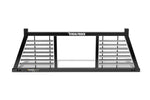 BackRack Headache Rack, Half Louvered, Black, Steel - 149LV