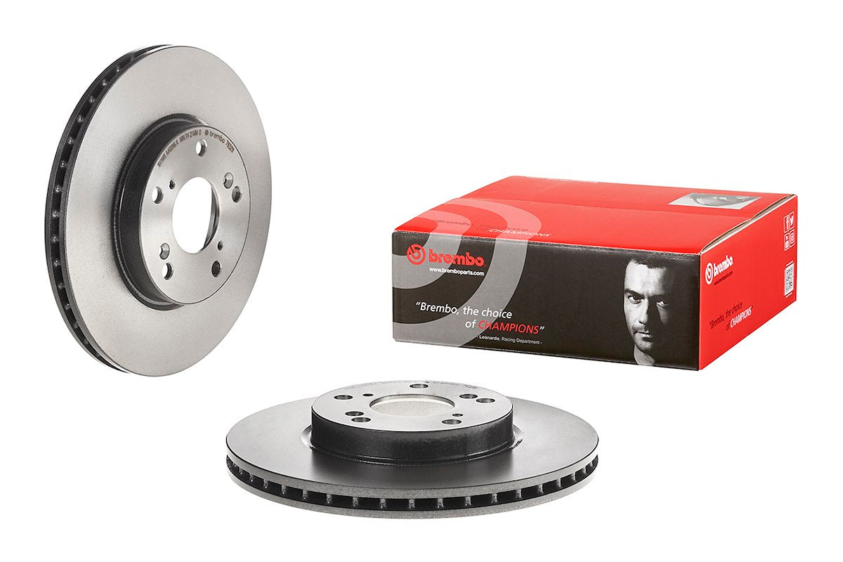 Brembo Brake Rotor, Wheel Bolt Pattern 5 x 114.3 Millimeter, 142.3 Millimeter Hat Inside Diameter, 64 Millimeter Hub Diameter - 09793211C02