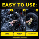 Meguiars Wheel Cleaner, 24 oz Spray Bottle - G180124