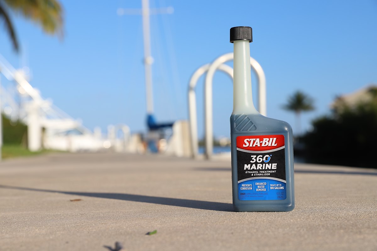 Sta-Bil Fuel Additive, 360° Marine, Treats Up To 100 gal, 10 oz Bottle - 22241