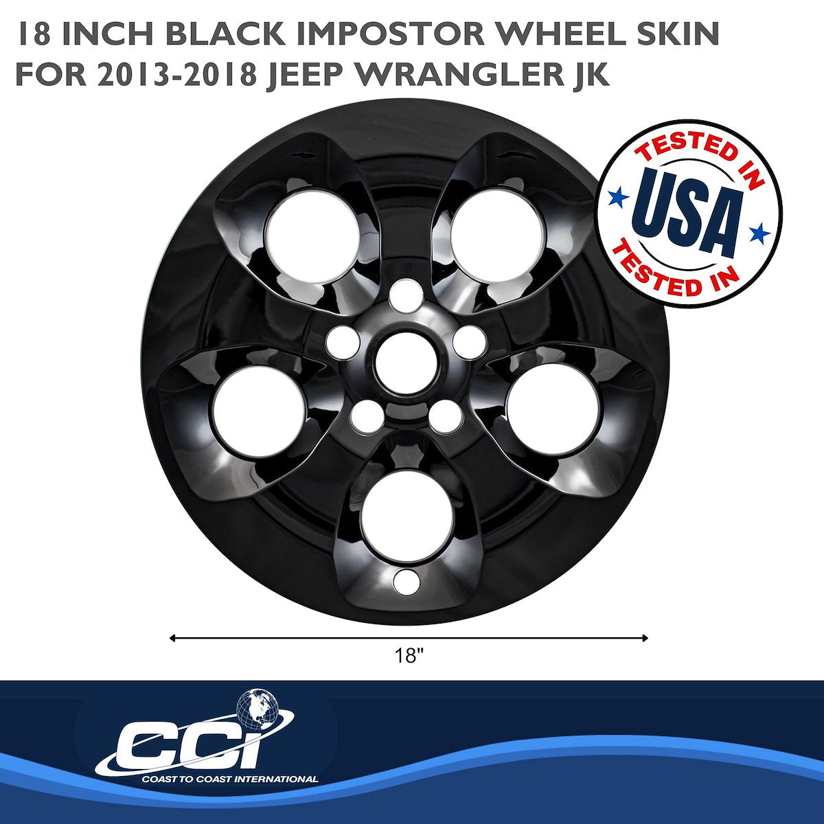 Coast2Coast Wheel Skins & Styled Wheel Covers IMP421BLK product image 3