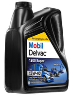 Mobil 1 Oil, Delvac  1300 Super, SAE 15W-40, 1 gal Jug - 122492