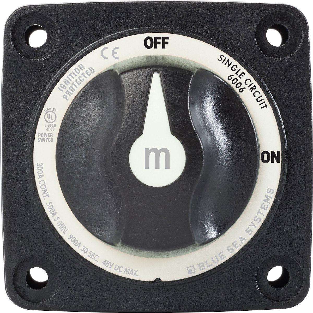 Blue Sea Battery Disconnect Switch, M Series, 48 V DC, 300 amp - 6006200-BSS