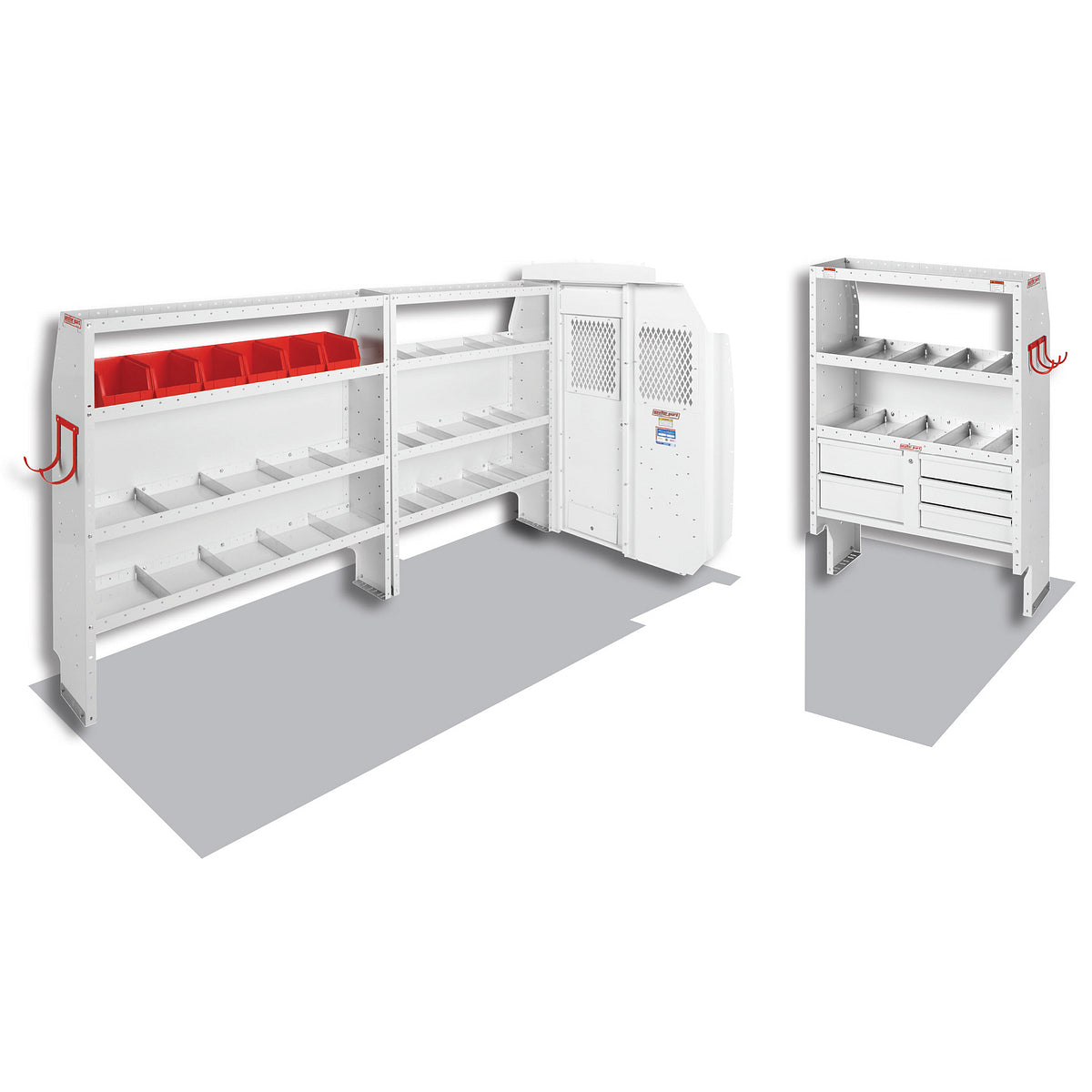 Weather Guard Van Storage System Kit - 600-8211L