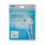 Camco Shower Head Hose, 60 in Length, Fits Standard 1/2 in Shower Arm, Chrome - 43716