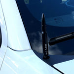 Recon Accessories Antenna Mast, 5 in Length, Black, Aluminum - 264ANT50BK