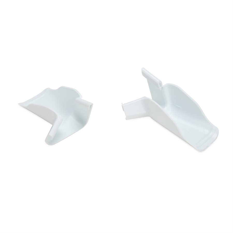 Camco Drip Rail Gutter Spout, White, Set of 4 - 42123