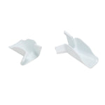 Camco Drip Rail Gutter Spout, White, Set of 4 - 42123